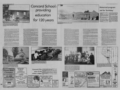 Article about Concord School from The Review, Sept. 8th, 1976